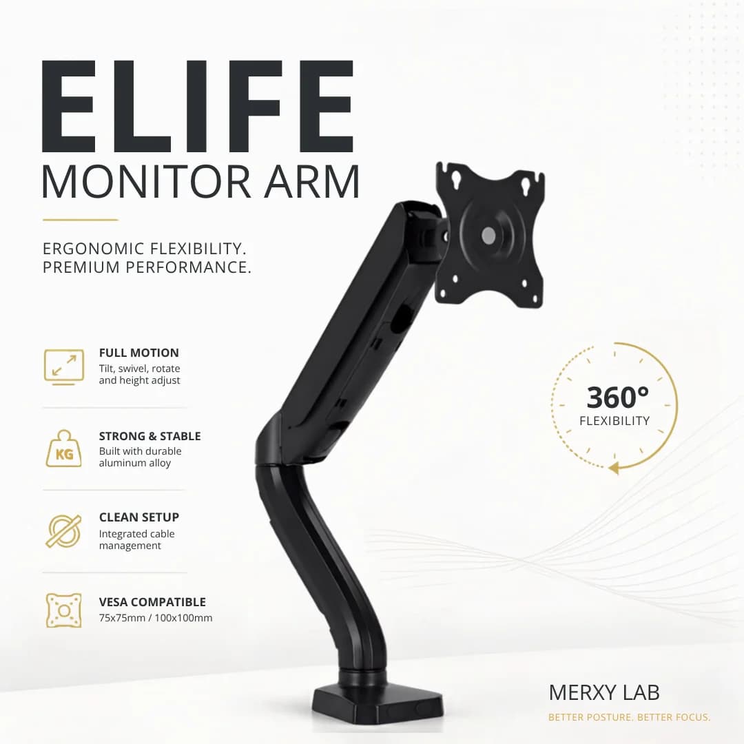 Elite Monitor Arm - view 01
